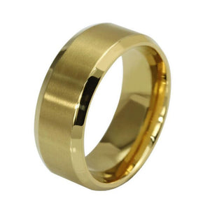 Stainless Steel Ring Titanium, Silver, Black, and Gold