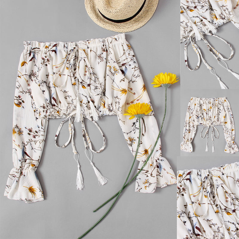 Sexy Off Shoulder Cropped Top