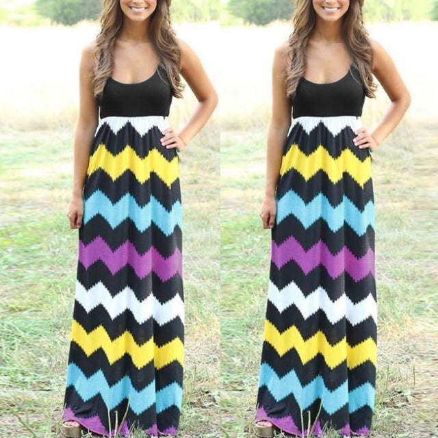 Long Boho Maxi Dress