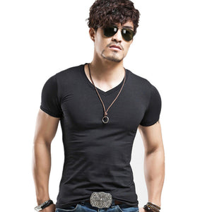 V neck Men's T Shirt