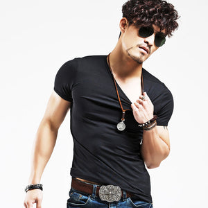 V neck Men's T Shirt