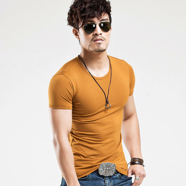 V neck Men's T Shirt