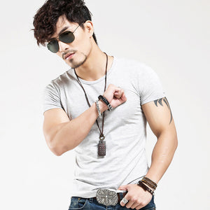 V neck Men's T Shirt