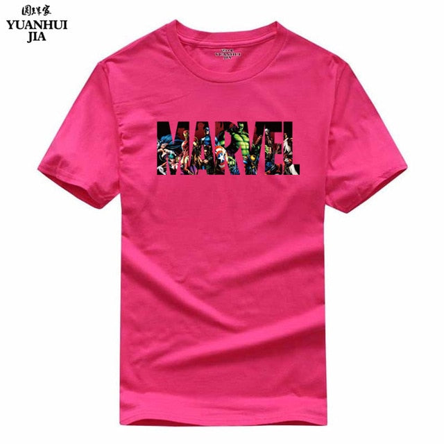 2017 New Fashion MARVEL t-Shirt men cotton short sleeves Casual male tshirt marvel t shirts men tops tees Free shipping