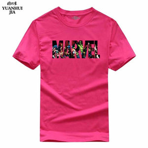 2017 New Fashion MARVEL t-Shirt men cotton short sleeves Casual male tshirt marvel t shirts men tops tees Free shipping