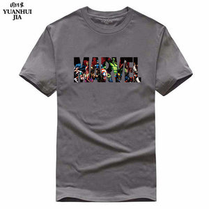 2017 New Fashion MARVEL t-Shirt men cotton short sleeves Casual male tshirt marvel t shirts men tops tees Free shipping