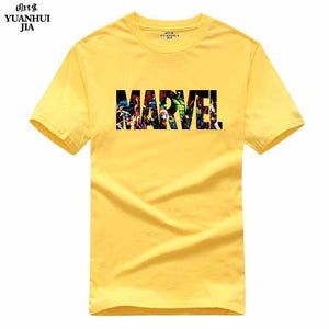 2017 New Fashion MARVEL t-Shirt men cotton short sleeves Casual male tshirt marvel t shirts men tops tees Free shipping