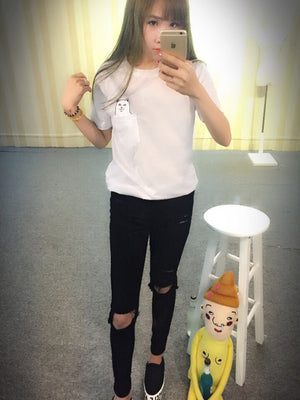 Women Casual Lady Top Tee
