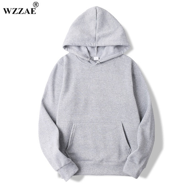 Men's Solid color HOODIE