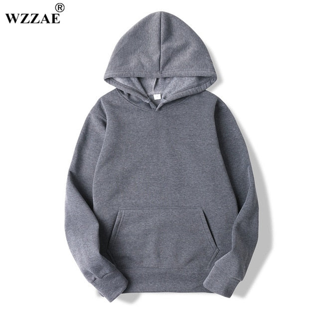 Men's Solid color HOODIE