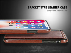 Multi Card Holders Case Cover For iPhone 8 7 6 6s Plus X Shells