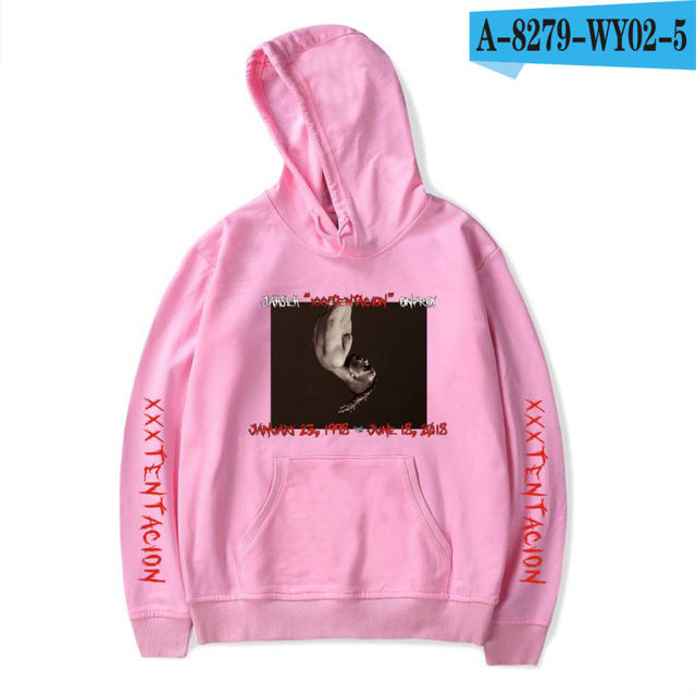 Pink on sale xxxtentacion hoodie