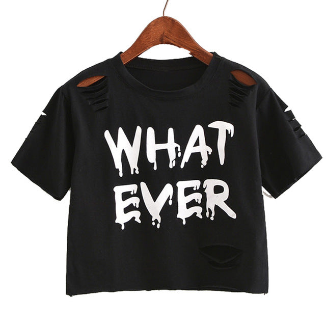 WHAT EVER Crop Top