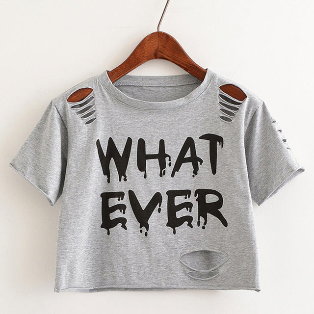 WHAT EVER Crop Top