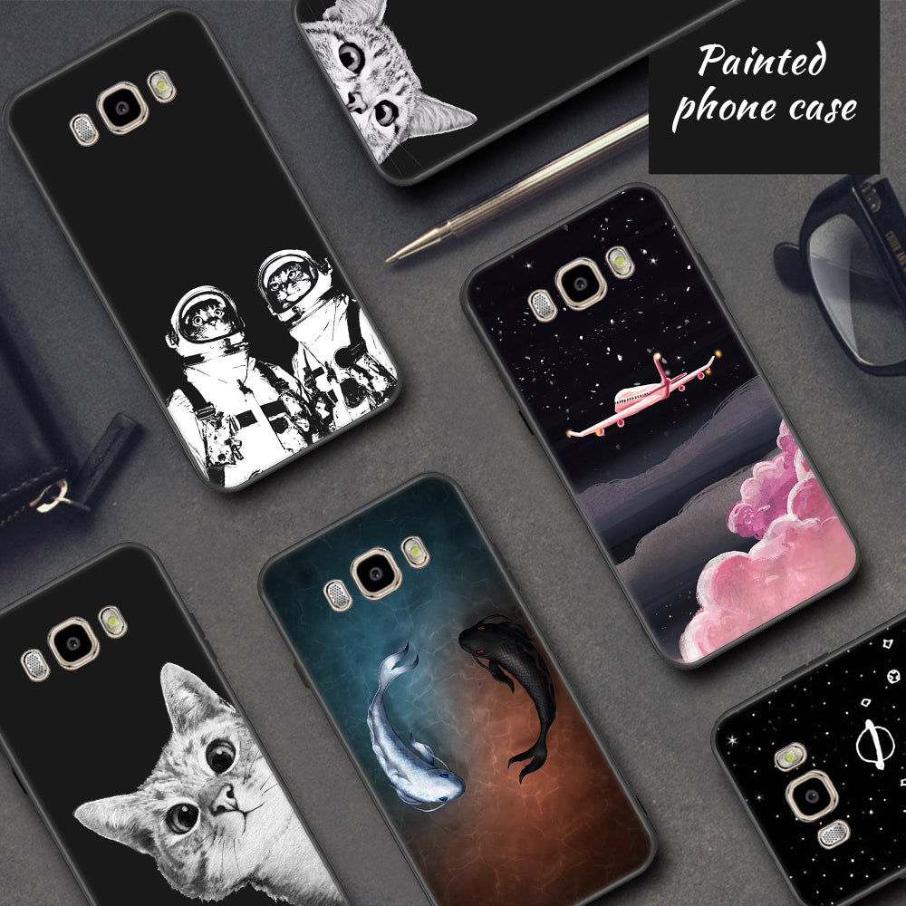EKDME Phone Case For Samsung Galaxy S9 S8 Plus S7 S6 Edge Note 8 J7 J5 J3 2017 2016 Fundas Silicon TPU Bumper Back Cover Armor