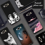 EKDME Phone Case For Samsung Galaxy S9 S8 Plus S7 S6 Edge Note 8 J7 J5 J3 2017 2016 Fundas Silicon TPU Bumper Back Cover Armor