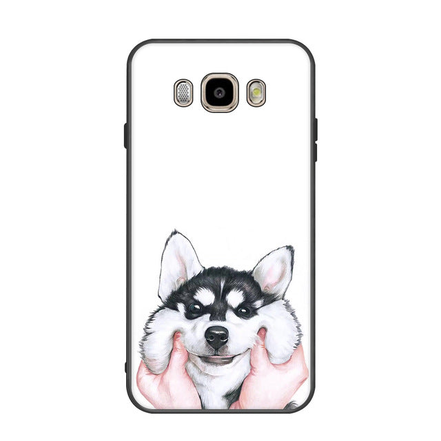 EKDME Phone Case For Samsung Galaxy S9 S8 Plus S7 S6 Edge Note 8 J7 J5 J3 2017 2016 Fundas Silicon TPU Bumper Back Cover Armor