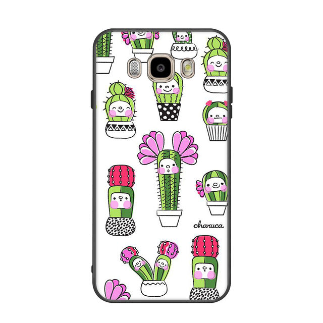 EKDME Phone Case For Samsung Galaxy S9 S8 Plus S7 S6 Edge Note 8 J7 J5 J3 2017 2016 Fundas Silicon TPU Bumper Back Cover Armor