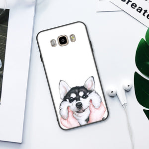 EKDME Phone Case For Samsung Galaxy S9 S8 Plus S7 S6 Edge Note 8 J7 J5 J3 2017 2016 Fundas Silicon TPU Bumper Back Cover Armor