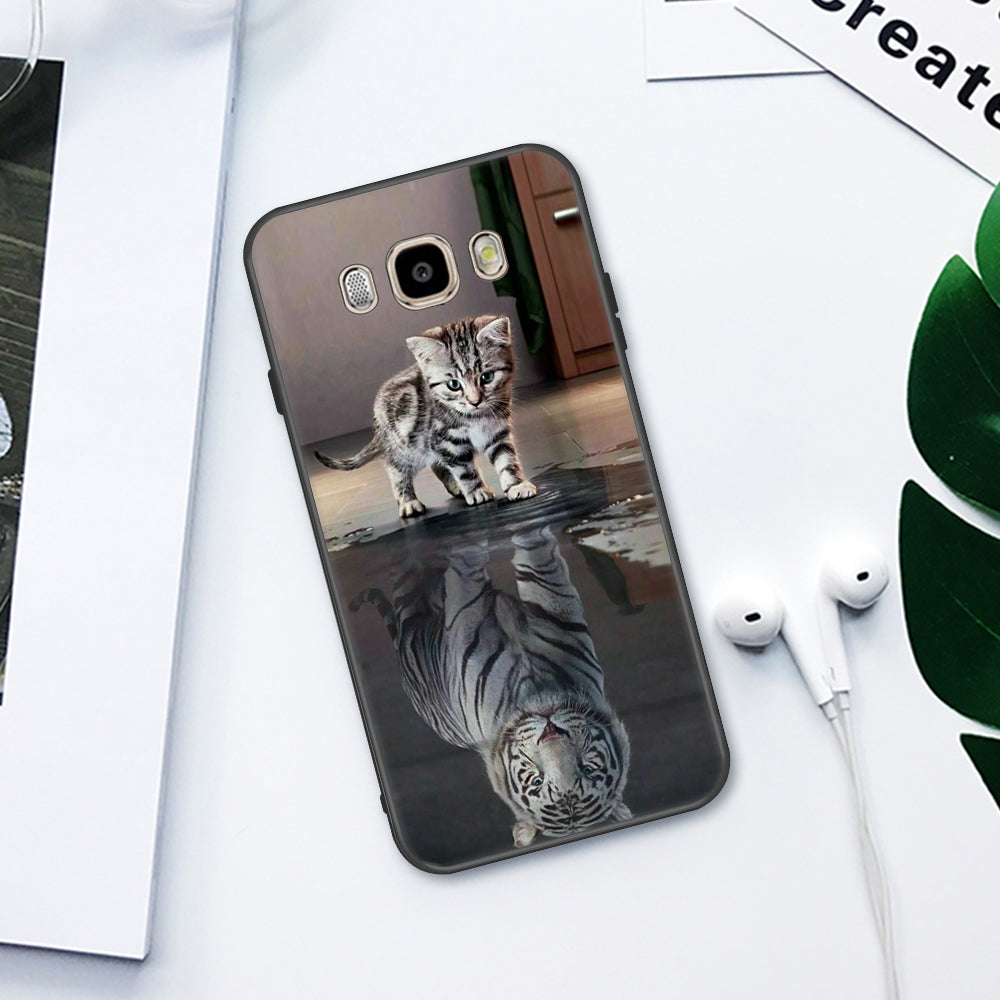 EKDME Phone Case For Samsung Galaxy S9 S8 Plus S7 S6 Edge Note 8 J7 J5 J3 2017 2016 Fundas Silicon TPU Bumper Back Cover Armor