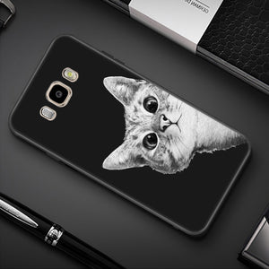 EKDME Phone Case For Samsung Galaxy S9 S8 Plus S7 S6 Edge Note 8 J7 J5 J3 2017 2016 Fundas Silicon TPU Bumper Back Cover Armor