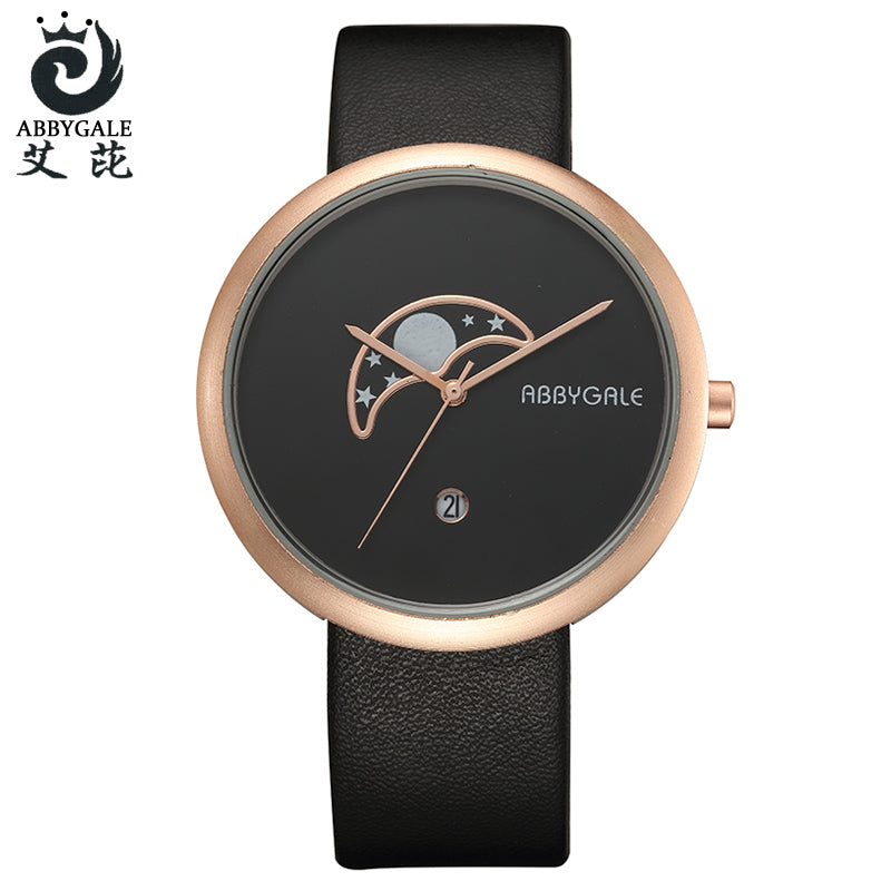 Unisex Moon Minimalist Watch