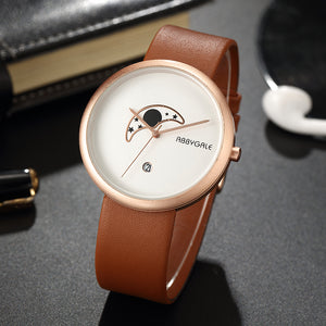 Unisex Moon Minimalist Watch