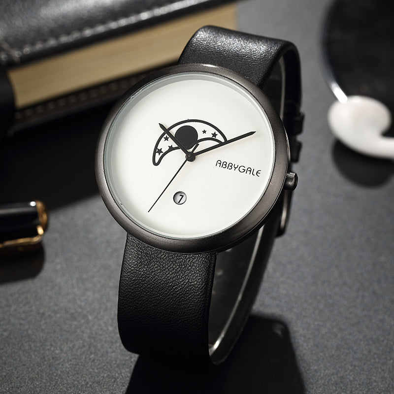 Unisex Moon Minimalist Watch