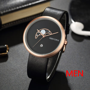 Unisex Moon Minimalist Watch