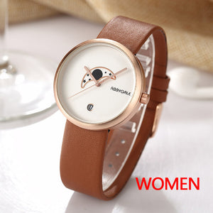 Unisex Moon Minimalist Watch