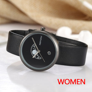Unisex Moon Minimalist Watch
