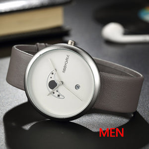 Unisex Moon Minimalist Watch