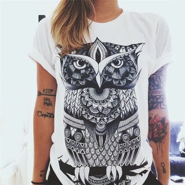 Owl Womens T Shirt