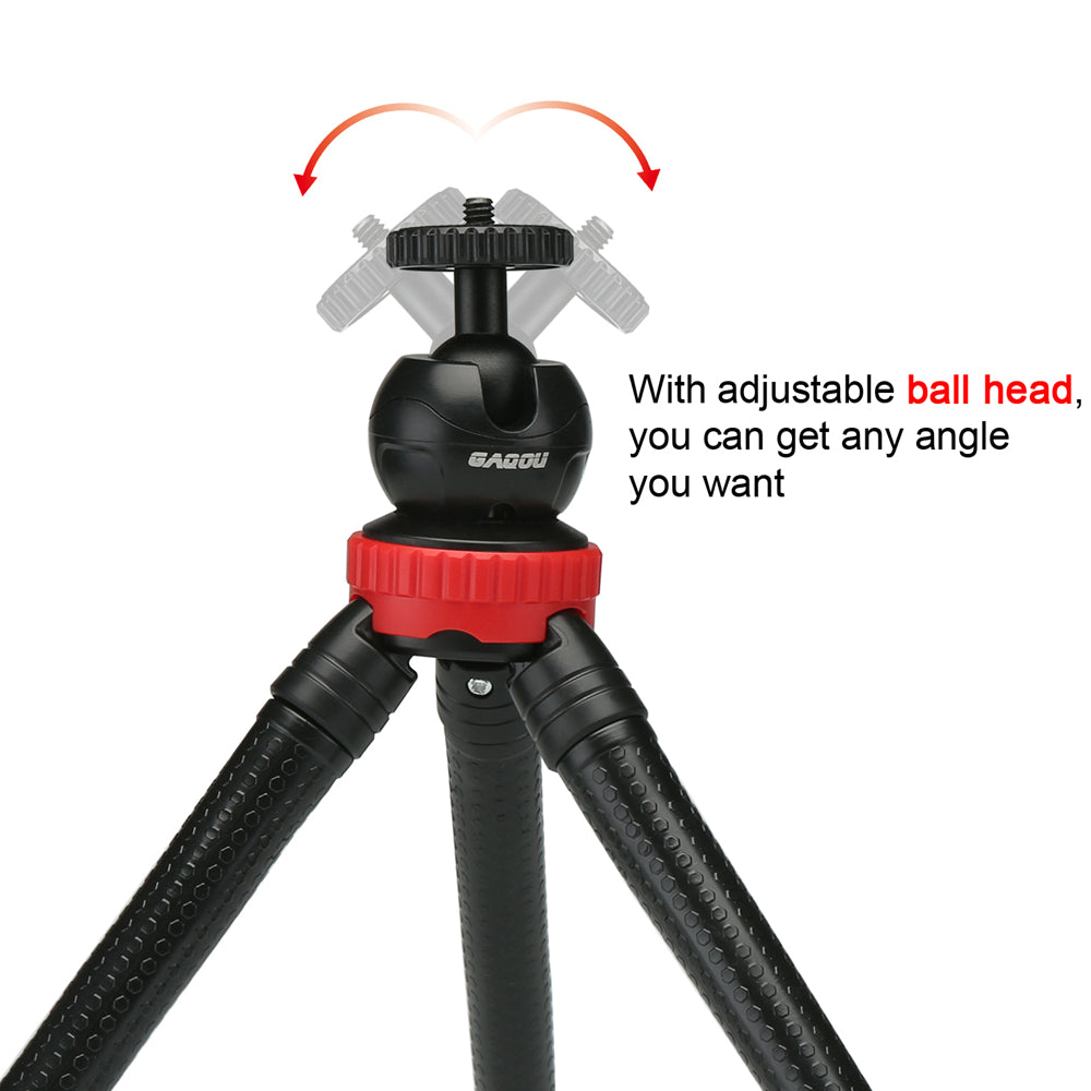 GAQOU Octopus Tripod For iPhone DSLR Camera Gopro