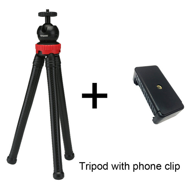 GAQOU Octopus Tripod For iPhone DSLR Camera Gopro