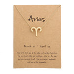 Zodiac Sign Necklace for Women