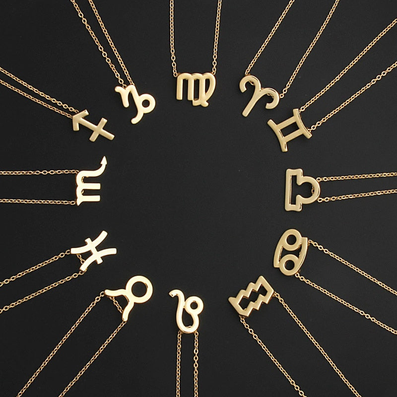 Zodiac Sign Necklace for Women
