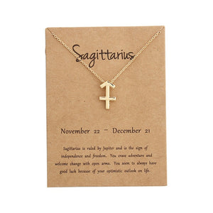 Zodiac Sign Necklace for Women
