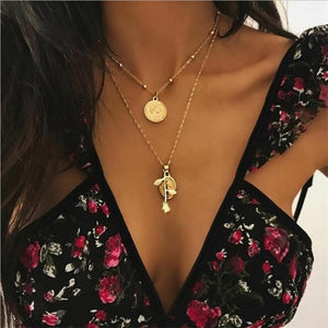 Multiple Necklace Pendant For Women