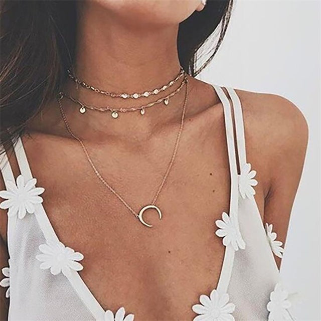 Multiple Necklace Pendant For Women