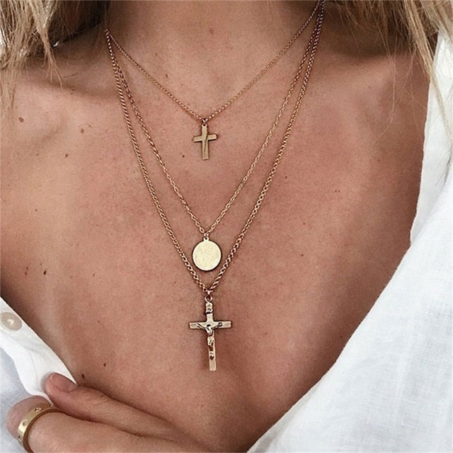 Multiple Necklace Pendant For Women