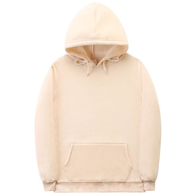 Men's Hip hop Hoodie Off White Color